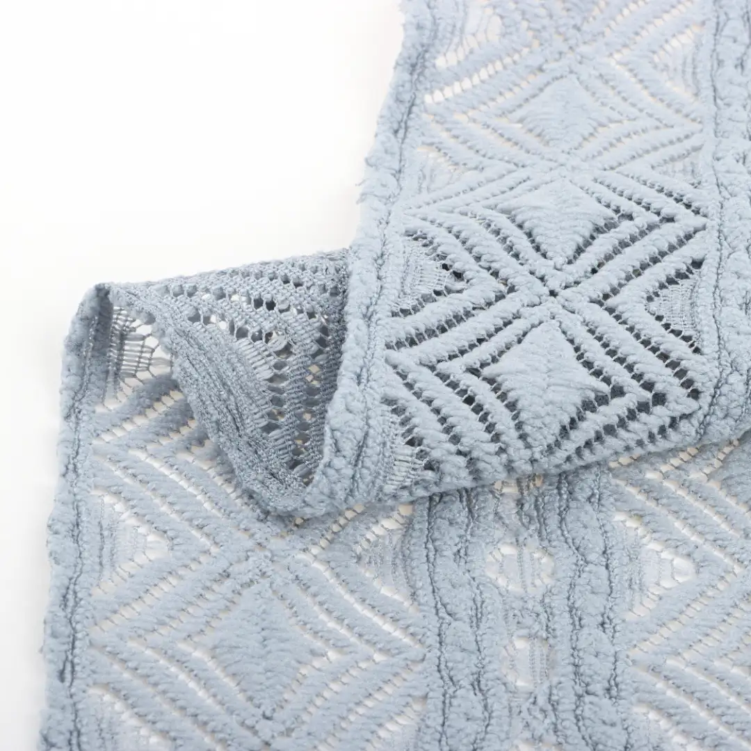 China Fabric for Shirt,Pants,Polo Shirt,Tank Top,Blouse,Crop Top Tricot Knit Fabric Polyester Elastane (LYCRA®) Grey blue color buy from China wholesaler bulk order at wholesale price free worldwide shipping Alibaba