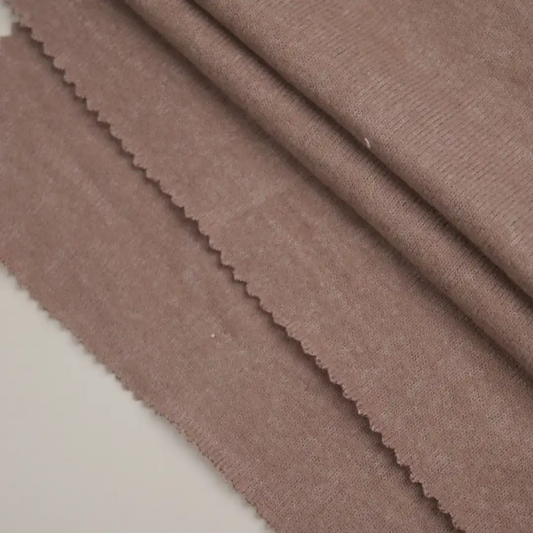 China Fabric for Ladies Vest ,Knitted Jacket ,Hoodie   Single Jersey Knit Fabric Rayon Polyester Spandex Khaki color buy from China wholesaler bulk order at wholesale price free worldwide shipping Alibaba