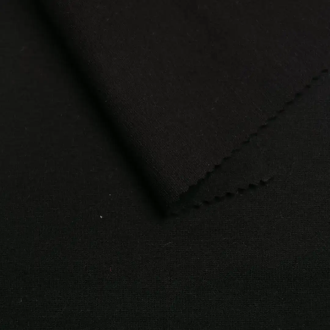 China Fabric for Jackets,Bomber jacket Ponte Roma Knit Fabric Rayon Nylon Spandex Black color buy from China wholesaler bulk order at wholesale price free worldwide shipping Alibaba