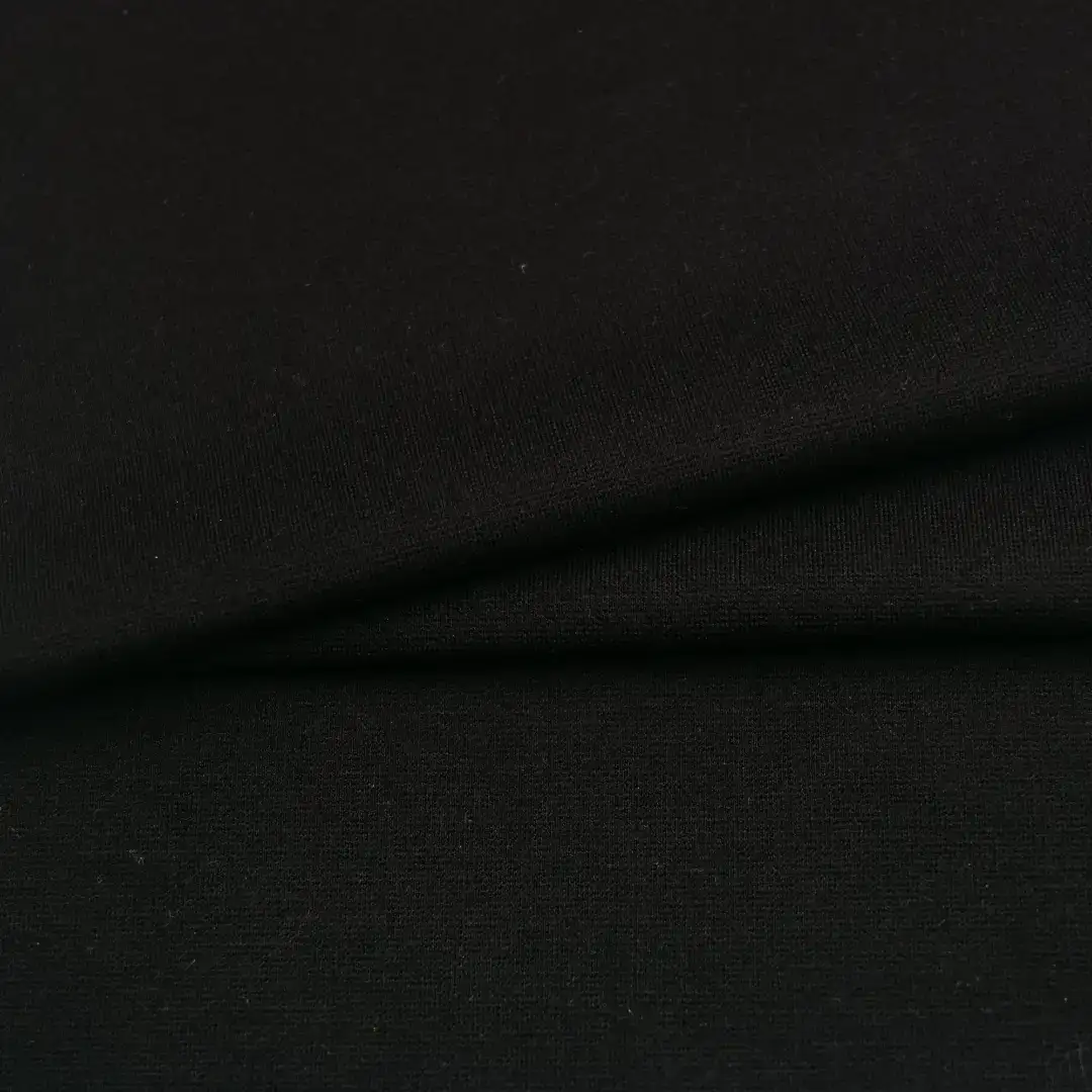 China Fabric for Jackets,Bomber jacket Ponte Roma Knit Fabric Rayon Nylon Spandex Black color buy from China wholesaler bulk order at wholesale price free worldwide shipping Alibaba