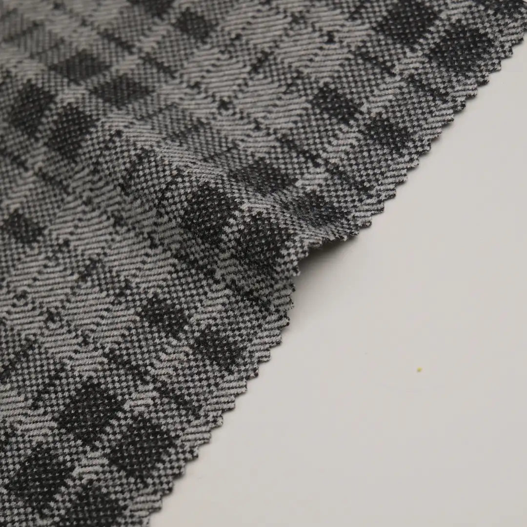 China Fabric for Jackets,Blazer,Trench Coat,Padded Jacket,Overcoat,Knitted Jacket ,Bomber jacket Knit Woolen Fabric Woolen Polyester Grey color buy from China wholesaler bulk order at wholesale price free worldwide shipping Alibaba