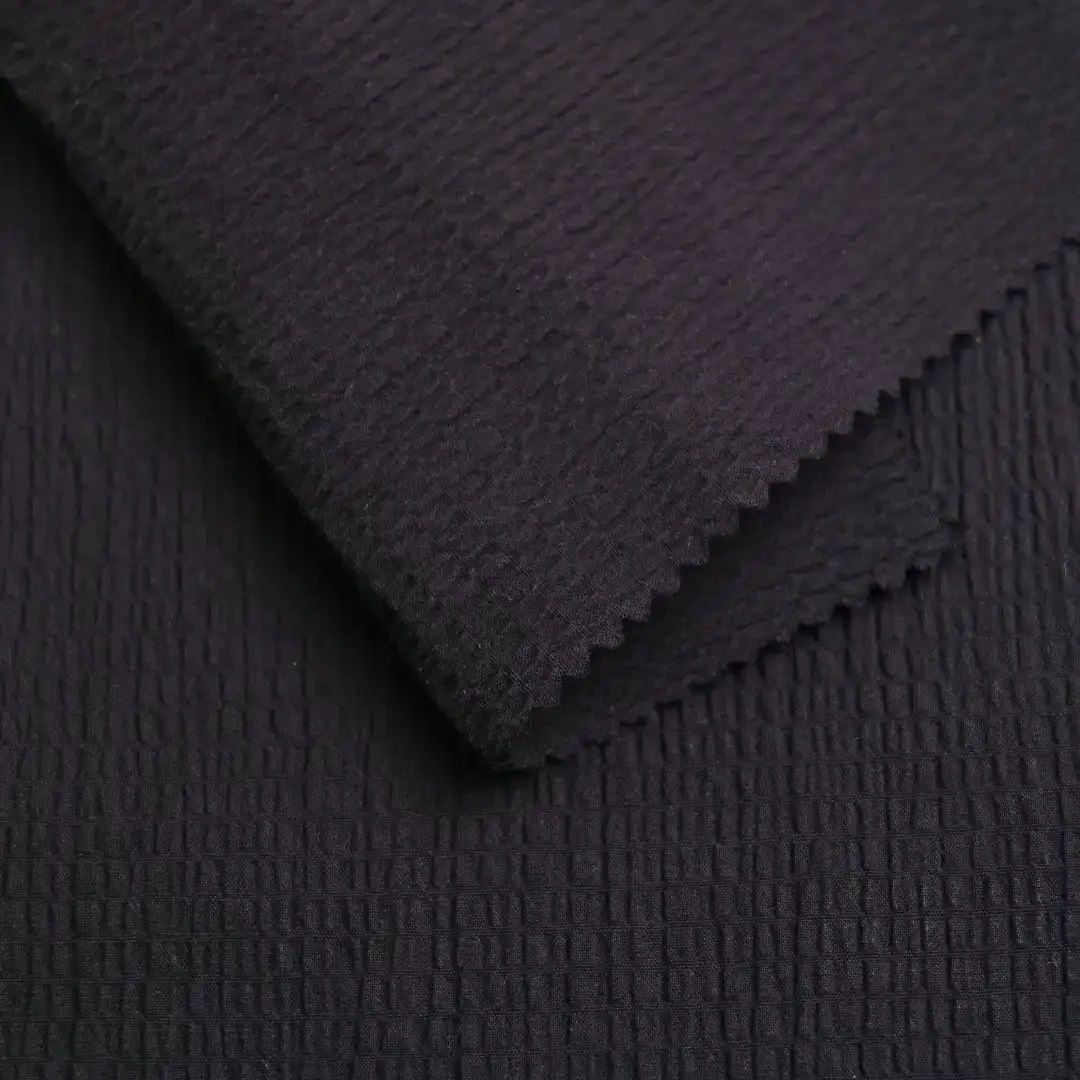 China Fabric for Jackets,Blazer Cotton Crepe Natural Woven Fabric Cotton Spandex Black color buy from China wholesaler bulk order at wholesale price free worldwide shipping Alibaba