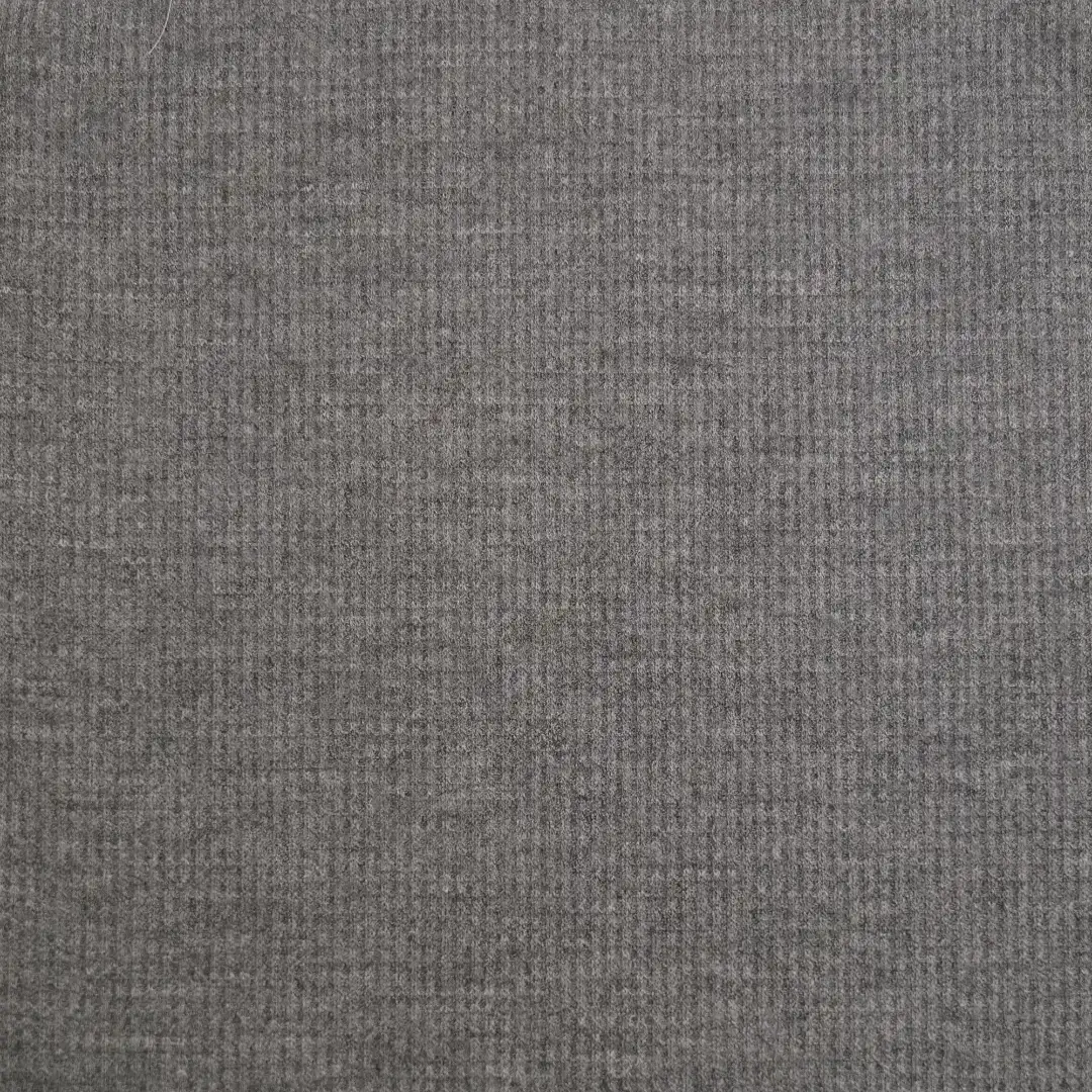 China Fabric for Hoodie,Pajamas,Loungewear Waffle Knit Fabric Polyester Rayon Spandex Melange Color color buy from China wholesaler bulk order at wholesale price free worldwide shipping Alibaba