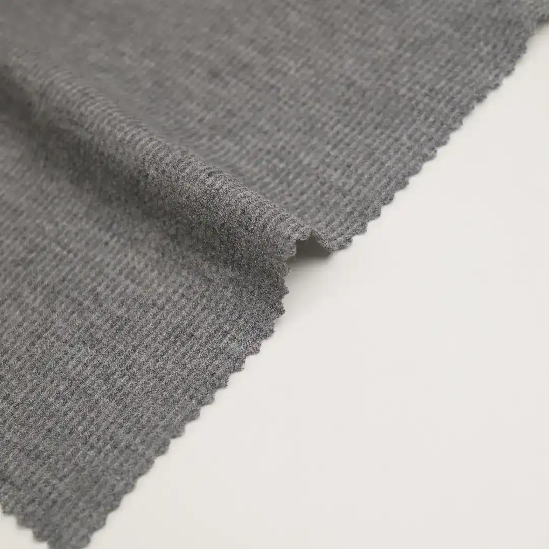 China Fabric for Hoodie,Pajamas,Loungewear Waffle Knit Fabric Polyester Rayon Spandex Melange Color color buy from China wholesaler bulk order at wholesale price free worldwide shipping Alibaba