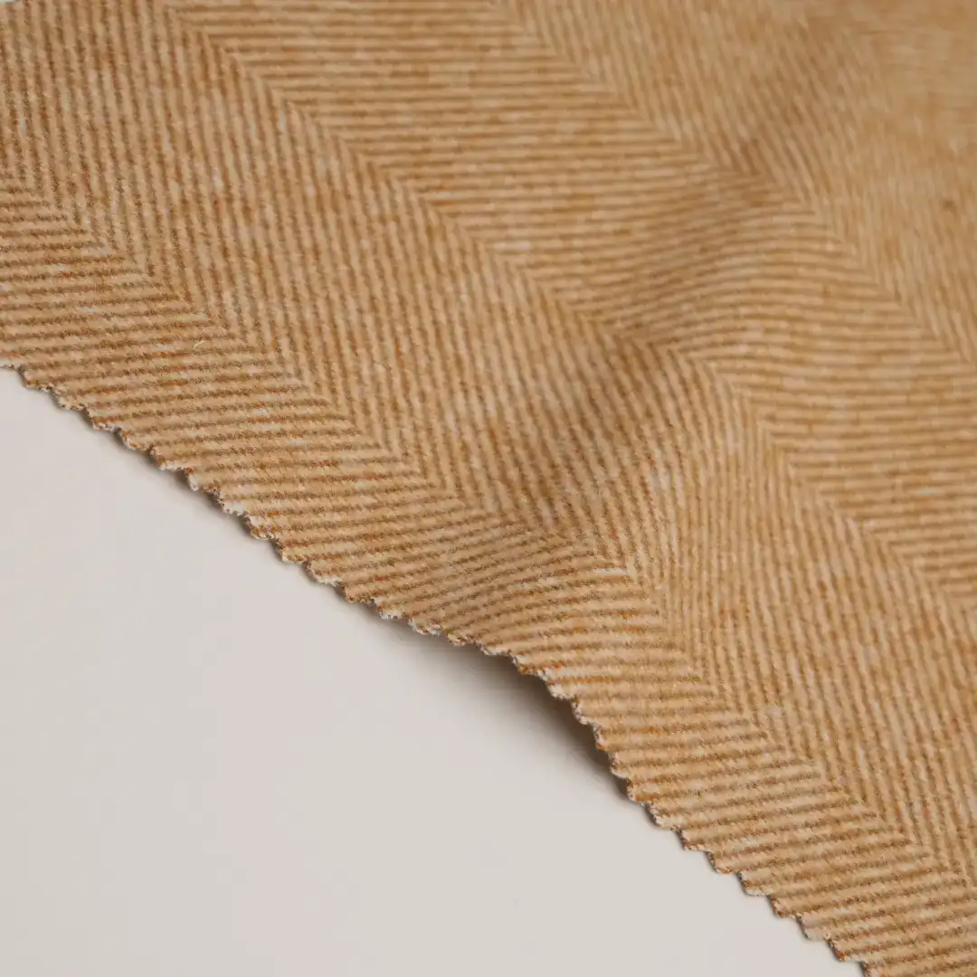 China Fabric for Blazer,Trench Coat,Overcoat,Suit Woolen Herringbone Woolen Polyester Yellow color buy from China wholesaler bulk order at wholesale price free worldwide shipping Alibaba