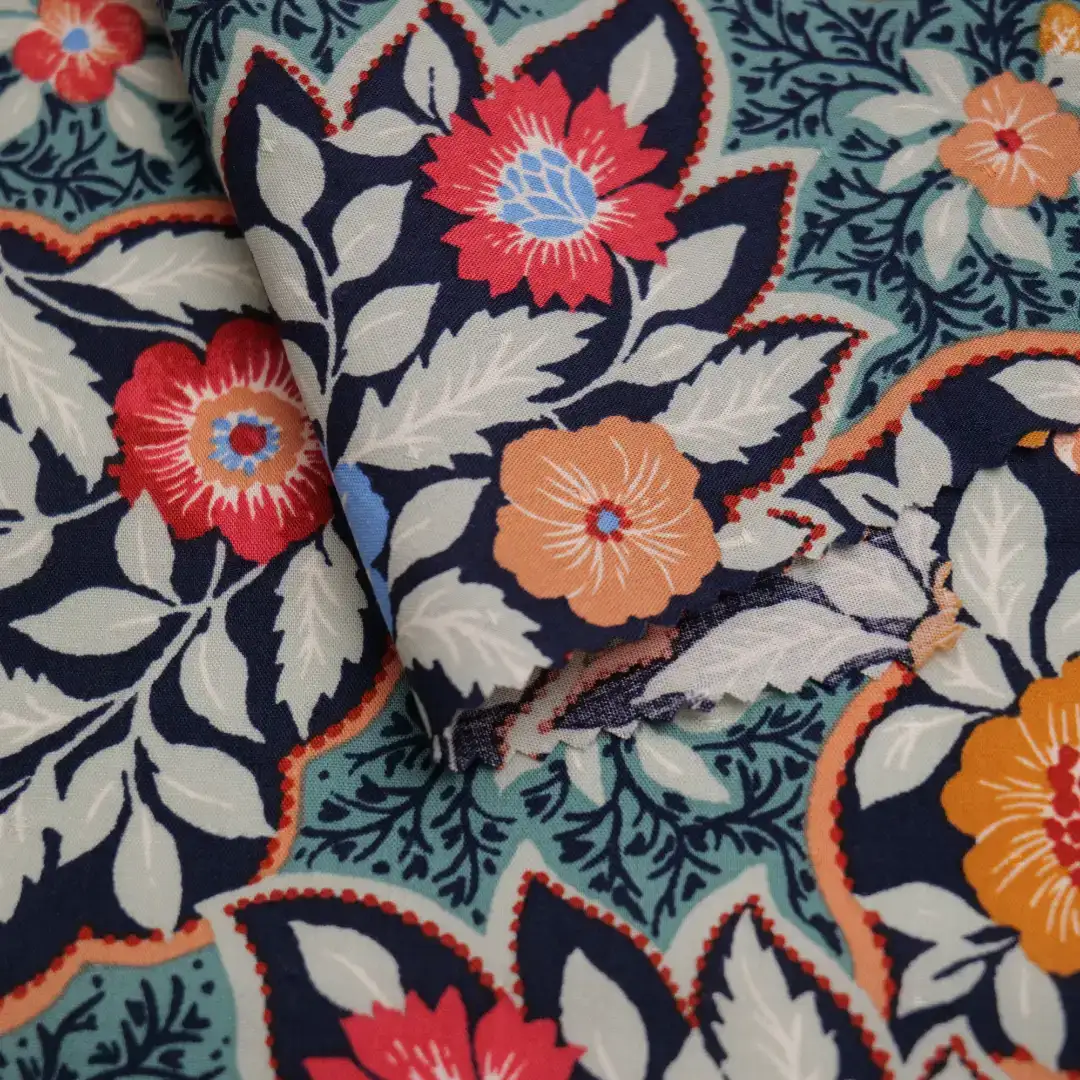 China Fabric for Crop Top,Shirt Long Sleeve Button ,Shirt Half Sleeve Button  Cotton/Rayon Plain Woven Blended Fabric Cotton Rayon Print color buy from China wholesaler bulk order at wholesale price free worldwide shipping Alibaba