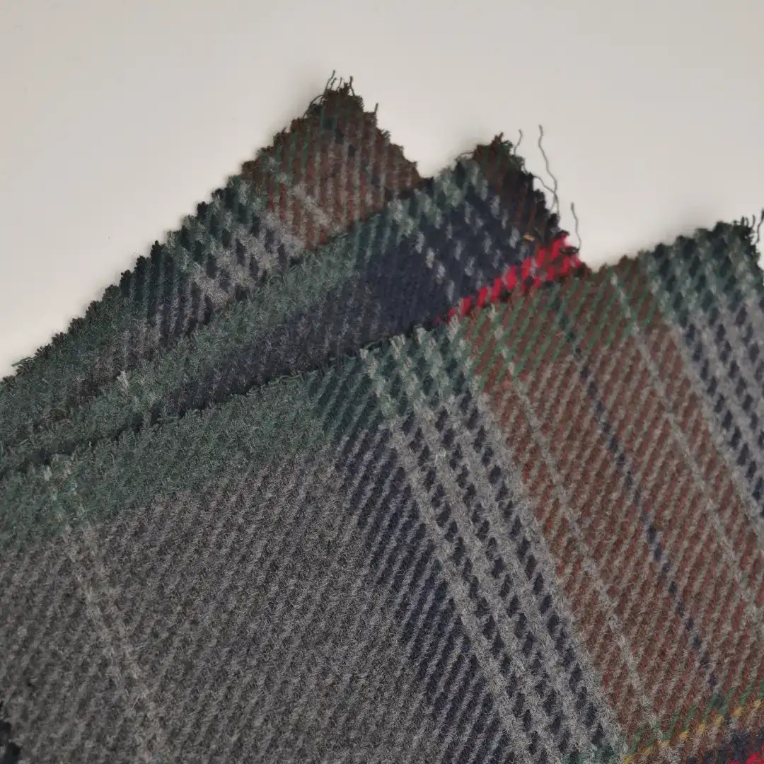 China Fabric for Trench Coat,Overcoat Knit Woolen Fabric Woolen Polyester Check color buy from China wholesaler bulk order at wholesale price free worldwide shipping Alibaba