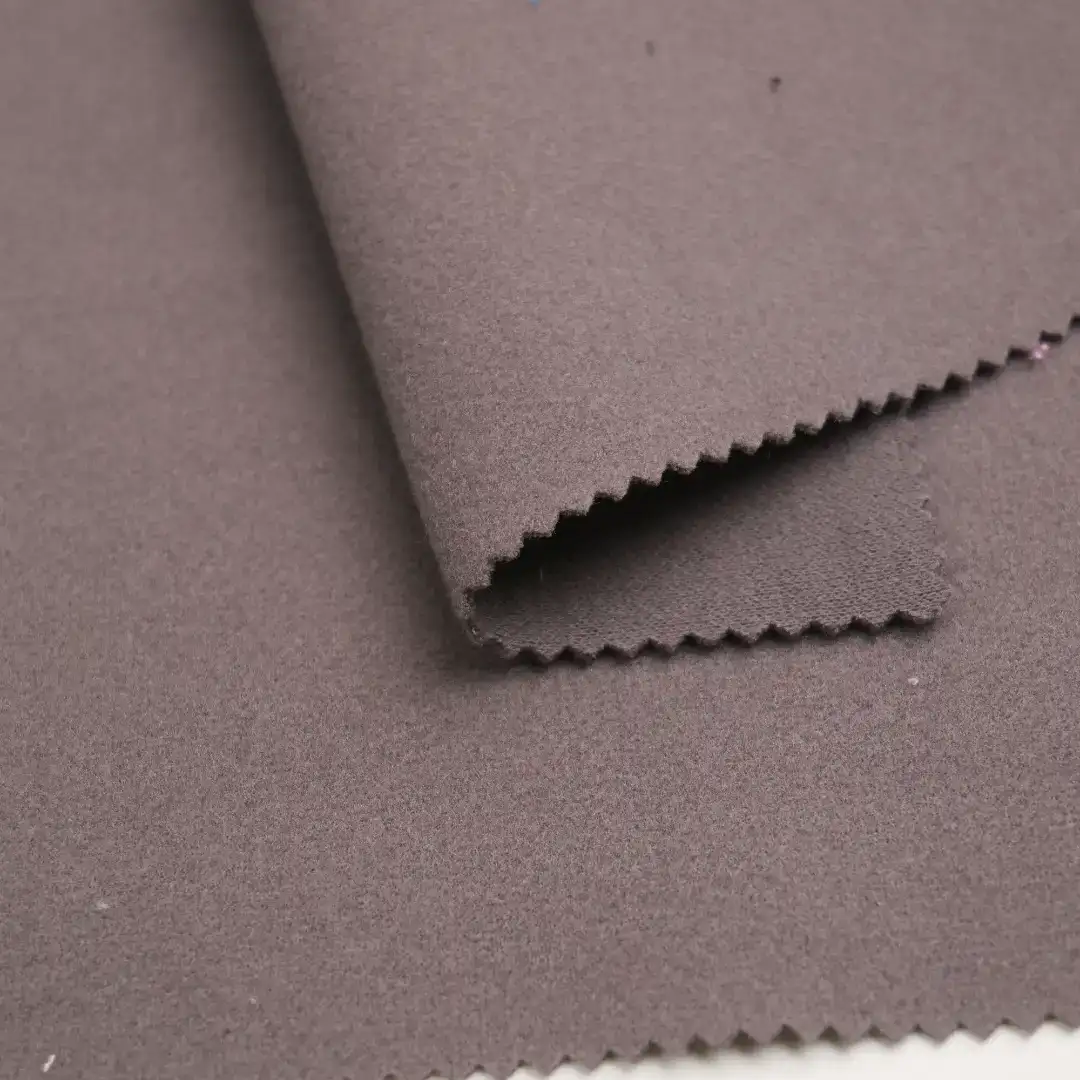 China Fabric for Trench Coat,Overcoat,Knitted Jacket ,Bomber jacket Knit Woolen Fabric Woolen Polyester coffee color color buy from China wholesaler bulk order at wholesale price free worldwide shipping Alibaba