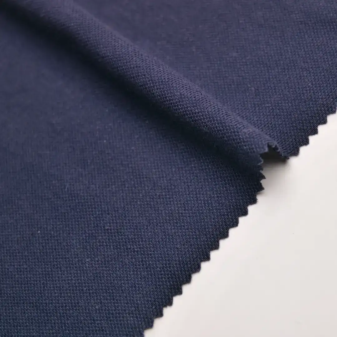 China Fabric for T-shirt ,Polo T-shirt  Birdeye Mesh Knit Fabric Polyester Cotton Blue color buy from China wholesaler bulk order at wholesale price free worldwide shipping Alibaba
