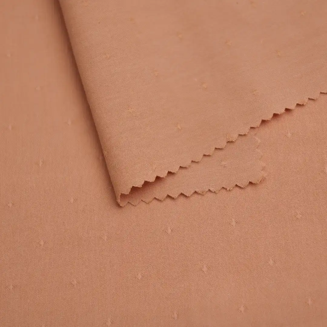 China Fabric for Shirt,Blouse,Skirt,Over Shirt Cotton/Rayon Jacquard Woven Blended Fabric Cotton Rayon Light Color color buy from China wholesaler bulk order at wholesale price free worldwide shipping Alibaba