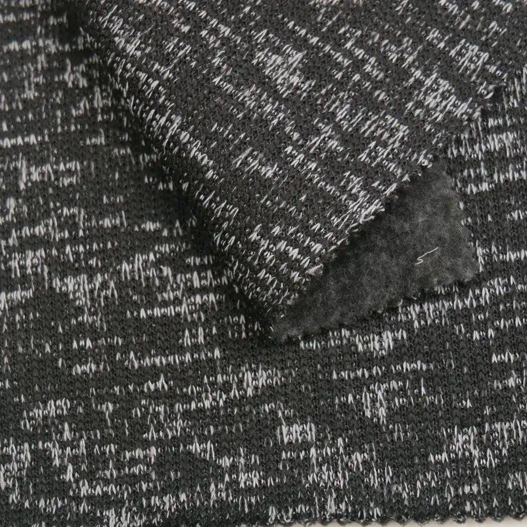China Fabric for Open Cardigan  Fleece Knit Fabric Polyester Melange Color color buy from China wholesaler bulk order at wholesale price free worldwide shipping Alibaba