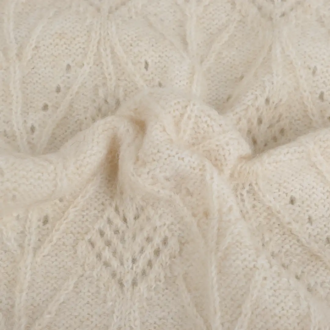 China Yarn for Half-Zipper Cardigan (Sweater),Knitted Jacket (Sweater),Hoodie  (Sweater) Semi-Worsted Spun Regular Yarn Recycled Polyester Polyester Acrylic Wool Spandex Cream color buy from China wholesaler bulk order at wholesale price free worldwide shipping Alibaba