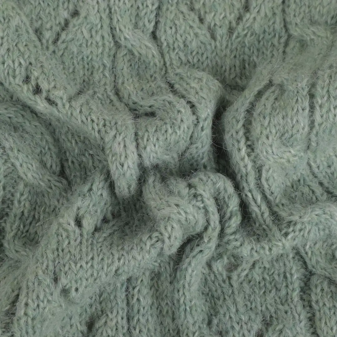 China Yarn for Full-Zipper Cardigan (Sweater),Polo T-shirt (Sweater),Hoodie  (Sweater) Mossy Yarn Fancy Yarn Recycled Polyester Polyester Green color buy from China wholesaler bulk order at wholesale price free worldwide shipping Alibaba