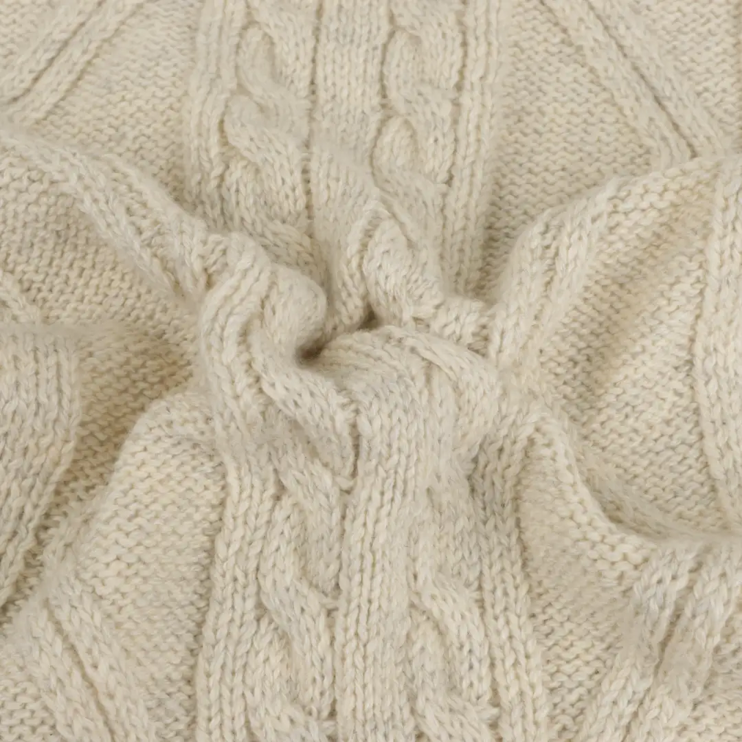 China Yarn for Half-Zipper Cardigan (Sweater),Knitted Jacket (Sweater),Hoodie  (Sweater) Woollen Spun Regular Yarn Cotton PTT Merino Wool Cream color buy from China wholesaler bulk order at wholesale price free worldwide shipping Alibaba