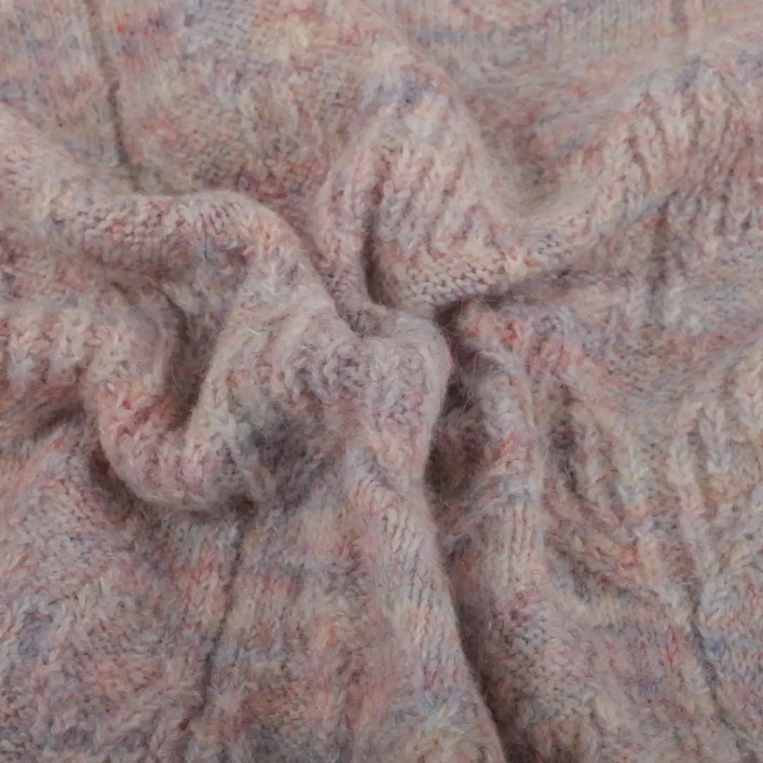 China Yarn for Full-Zipper Cardigan (Sweater),Polo T-shirt (Sweater),Hoodie  (Sweater) Mossy Yarn Fancy Yarn Recycled Polyester Nylon Wool Polyester Spandex Pink color buy from China wholesaler bulk order at wholesale price free worldwide shipping Alibaba