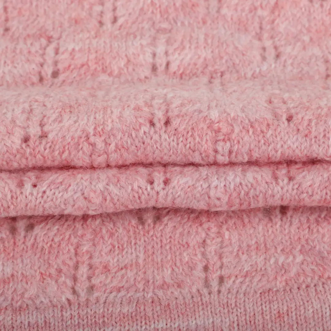 China Yarn for Crop Top Pullover (Sweater),Dresses (Cardigan Open) (Sweater) Core Spun Yarn Regular Yarn Recycled Polyester Nylon Wool PBT Pink color buy from China wholesaler bulk order at wholesale price free worldwide shipping Alibaba