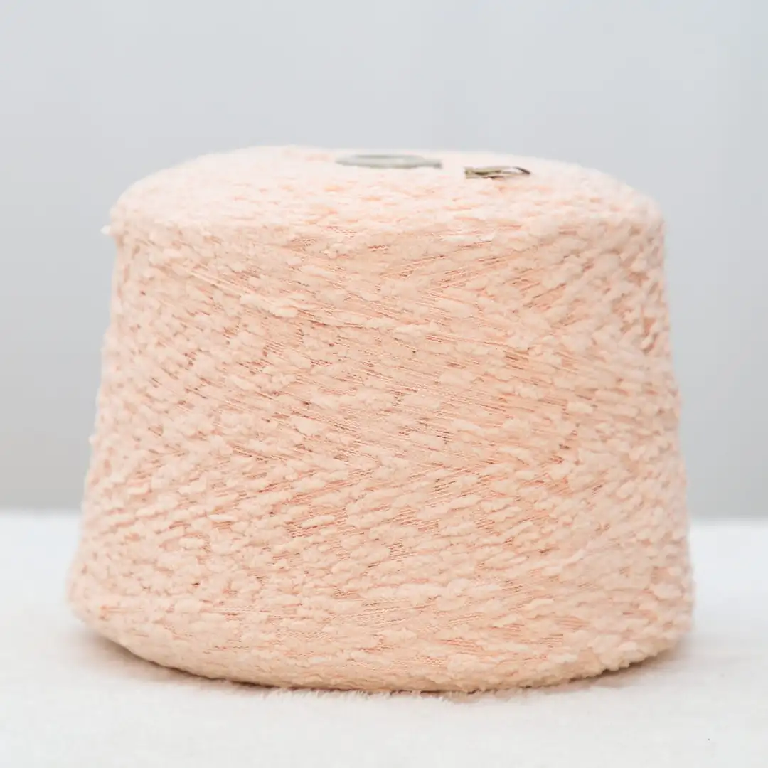 China Yarn for Crop Top Pullover (Sweater),Dresses (Cardigan Open) (Sweater),Dresses (Cardigan Button) (Sweater) Chenille Yarn Fancy Yarn Polyester Pink color buy from China wholesaler bulk order at wholesale price free worldwide shipping Alibaba