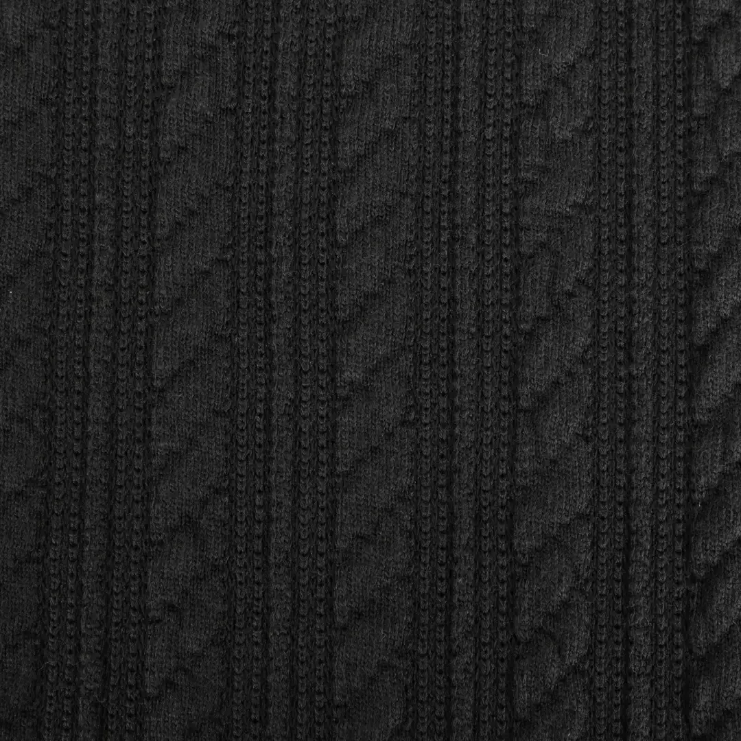 China Fabric for Polo Shirt,Hoodie Weft Jacquard Knit Fabric Polyester Spandex Black color buy from China wholesaler bulk order at wholesale price free worldwide shipping Alibaba