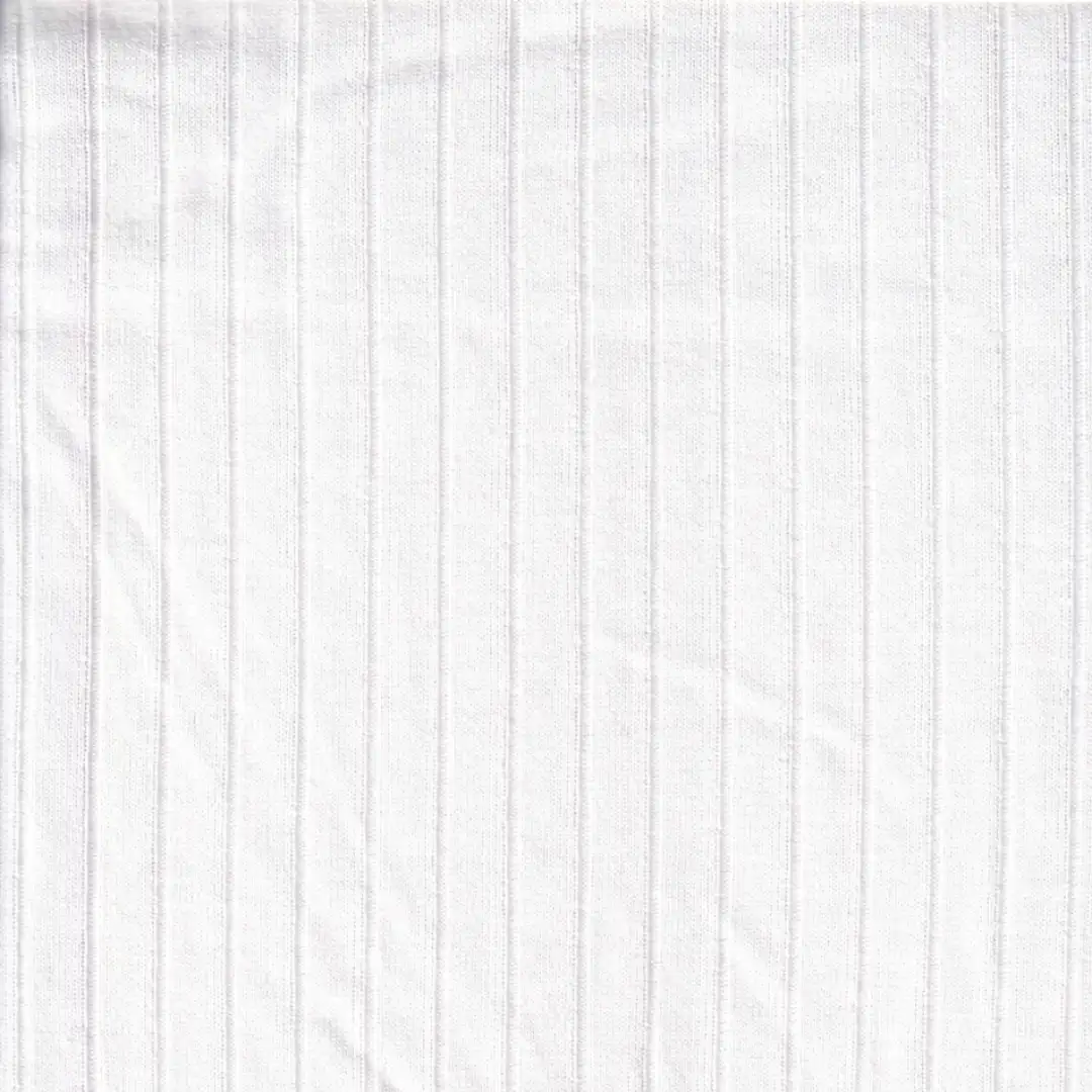 China Fabric for Polo Shirt,Hoodie Rib Knit Fabric Polyester Rayon Spandex White color buy from China wholesaler bulk order at wholesale price free worldwide shipping Alibaba