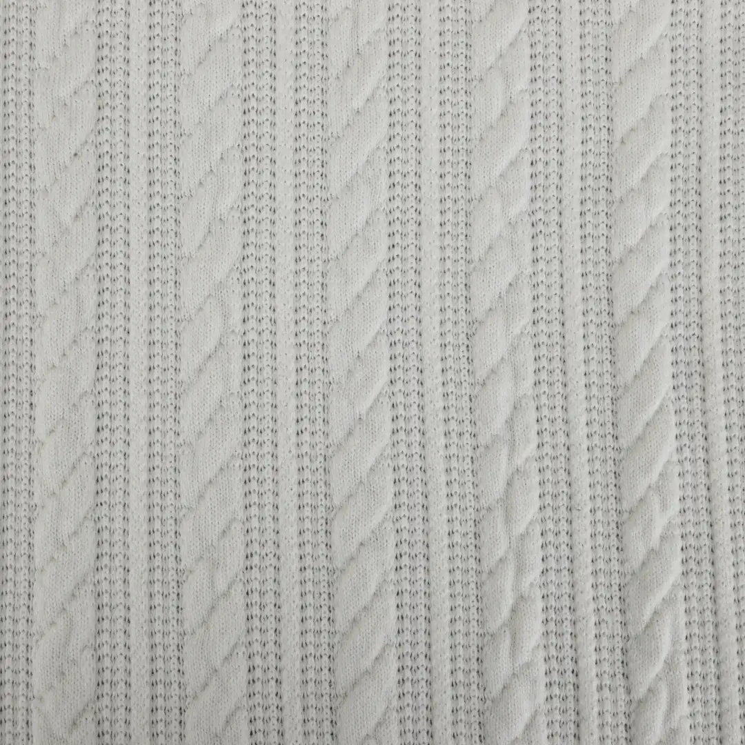 China Fabric for Jackets,Polo Shirt,Hoodie Weft Jacquard Knit Fabric Polyester Spandex White color buy from China wholesaler bulk order at wholesale price free worldwide shipping Alibaba