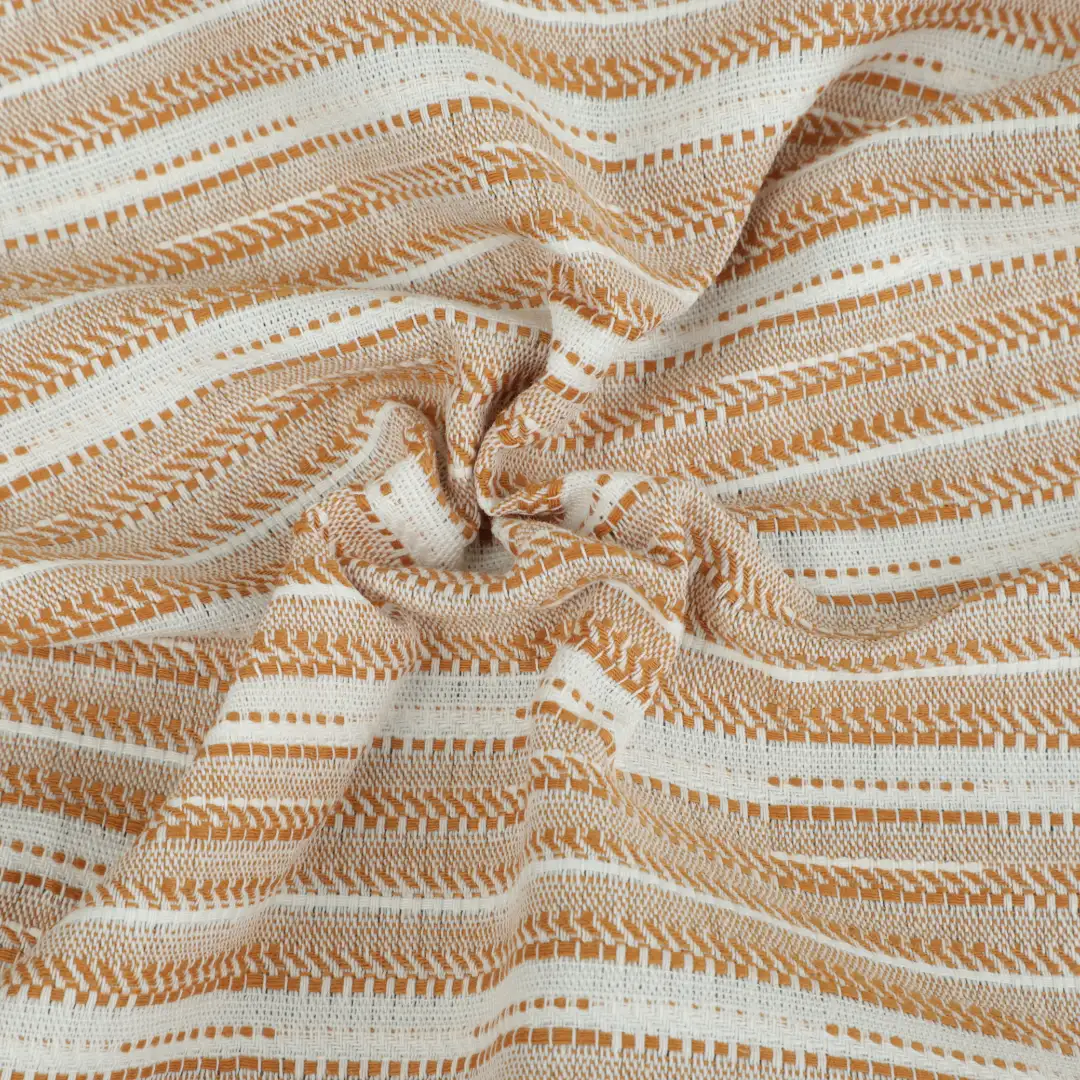 Bangladesh Fabric for Shirt,Puff Short Sleeve Ruffle Crop Shirt,French Ruffle Collar Shirt Cotton Dobby Natural Woven Fabric Cotton White/Orange color buy from Bangladesh wholesaler bulk order at wholesale price free worldwide shipping Alibaba