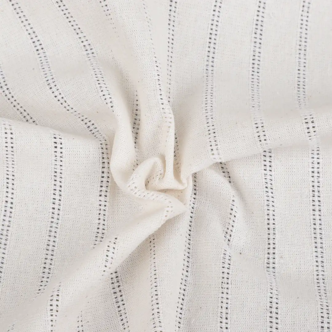 Bangladesh Fabric for Shirt,Cropped V-Neck Shirt,French Ruffle Collar Shirt Cotton Dobby Natural Woven Fabric Cotton Beige color buy from Bangladesh wholesaler bulk order at wholesale price free worldwide shipping Alibaba