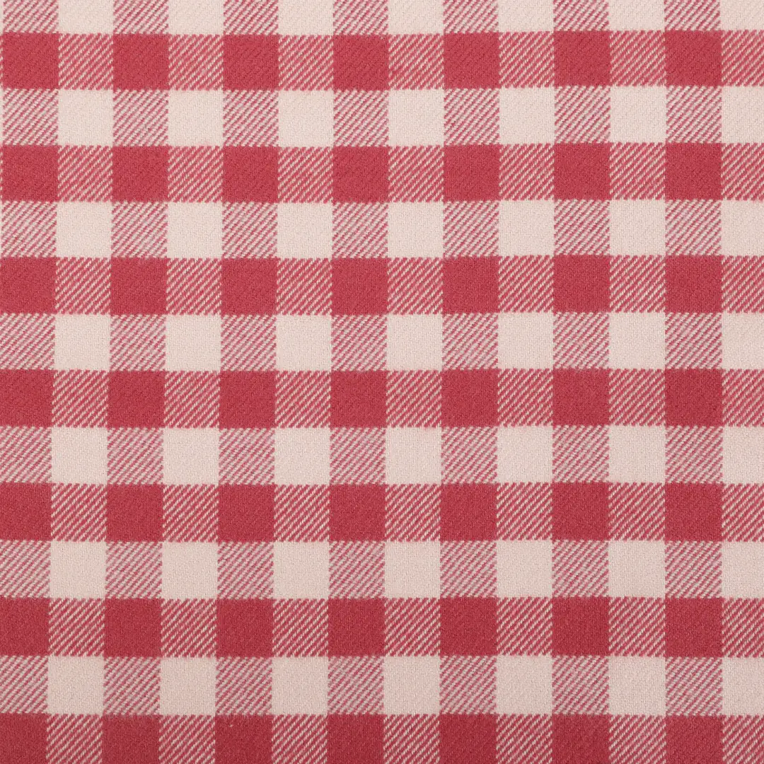 Bangladesh Fabric for Shirt,Over Shirt,French Ruffle Collar Shirt Cotton YD Flannel Natural Woven Fabric BCI Cotton Check Red/Beige color buy from Bangladesh wholesaler bulk order at wholesale price free worldwide shipping Alibaba