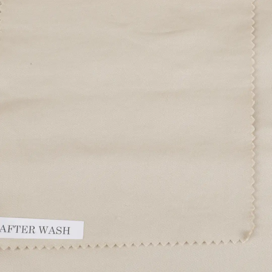 Bangladesh Fabric for Shirt,Casual Long Sleeve Crop Shirt,Cropped V-Neck Shirt Cotton Spandex Slub Natural Woven Fabric Cotton Spandex Beige color buy from Bangladesh wholesaler bulk order at wholesale price free worldwide shipping Alibaba