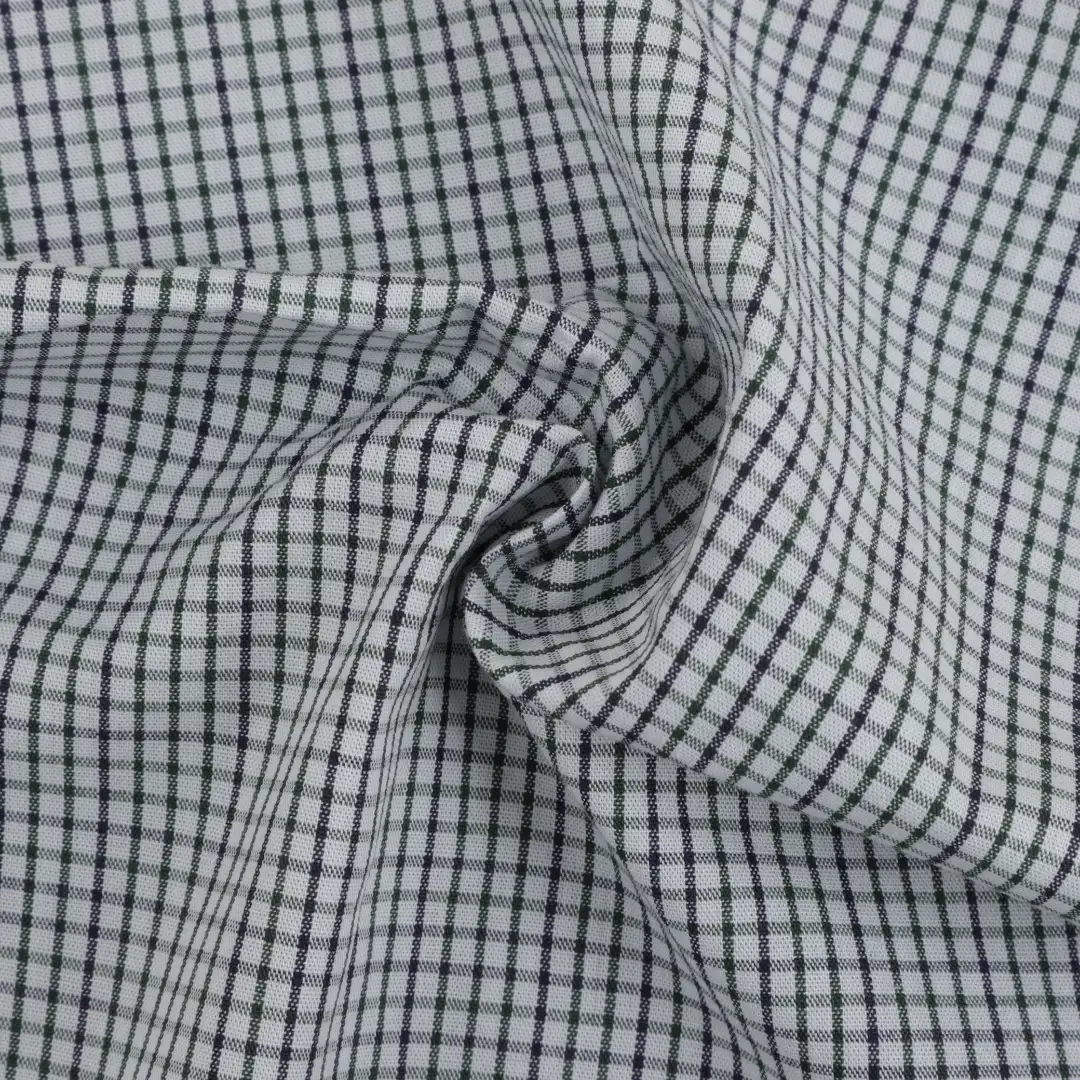 Bangladesh Fabric for Shirt Cotton Plain Natural Woven Fabric Cotton 54 Green Check color buy from Bangladesh wholesaler bulk order at wholesale price free worldwide shipping Alibaba