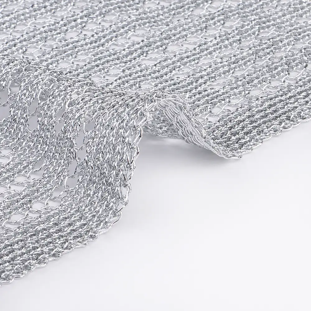 China Yarn for Ladies Vest (Sweater),Crop Top Pullover (Sweater),Dresses (Cardigan Button) (Sweater) Lurex Lurex Viscose Lurex silver color buy from China wholesaler bulk order at wholesale price free worldwide shipping Alibaba