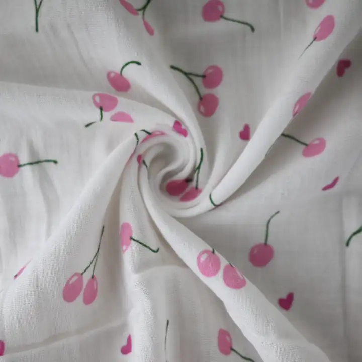 India Fabric for Blouse,Crop Top,Skirt Cotton Double Layer Natural Woven Fabric Cotton Printed color buy from India wholesaler bulk order at wholesale price free worldwide shipping Alibaba