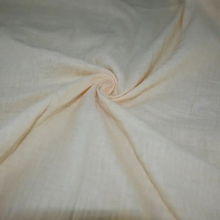 India Fabric for Pajamas Cotton Double Layer Natural Woven Fabric Cotton Gray Sand color buy from India wholesaler bulk order at wholesale price free worldwide shipping Alibaba