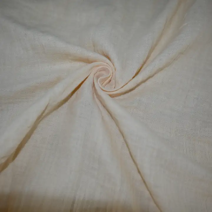 India Fabric for Pajamas Cotton Double Layer Natural Woven Fabric Cotton Gray Sand color buy from India wholesaler bulk order at wholesale price free worldwide shipping Alibaba