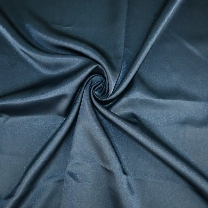 India Fabric for Blouse Polyester Satin Synthetic Woven Fabric RecyclePolyester Off White color buy from India wholesaler bulk order at wholesale price free worldwide shipping Alibaba