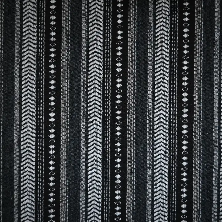 India Fabric for Jackets Jacquard Synthetic Woven Fabric Cotton Black Brown color buy from India wholesaler bulk order at wholesale price free worldwide shipping Alibaba