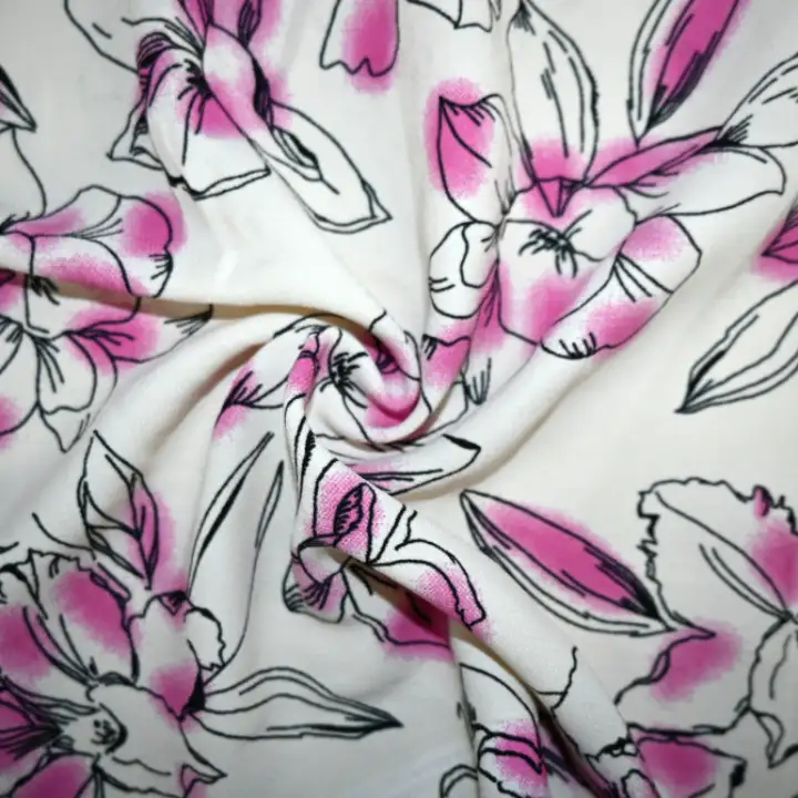 India Fabric for Shirt Polyester Dobby Synthetic Woven Fabric Polyester Cotton Printed color buy from India wholesaler bulk order at wholesale price free worldwide shipping Alibaba