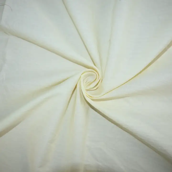 India Fabric for Shirt Poplin Synthetic Woven Fabric Cotton Yellow color buy from India wholesaler bulk order at wholesale price free worldwide shipping Alibaba