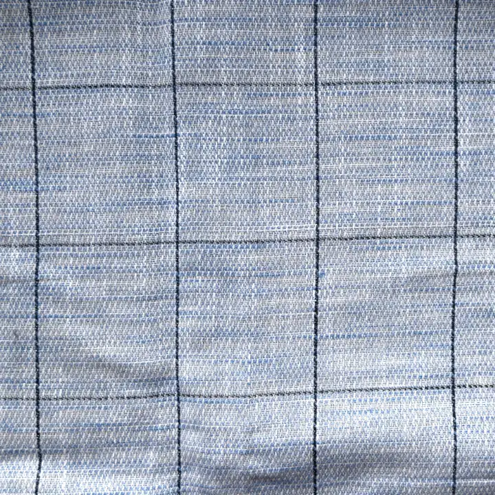 India Fabric for Shirt Cotton Dobby Natural Woven Fabric COTTON Check color buy from India wholesaler bulk order at wholesale price free worldwide shipping Alibaba