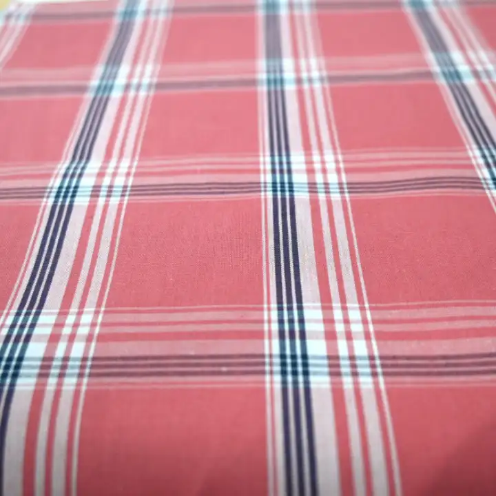 India Fabric for Shirt Cotton YD Twill Natural Woven Fabric Cotton Multi color Check color buy from India wholesaler bulk order at wholesale price free worldwide shipping Alibaba