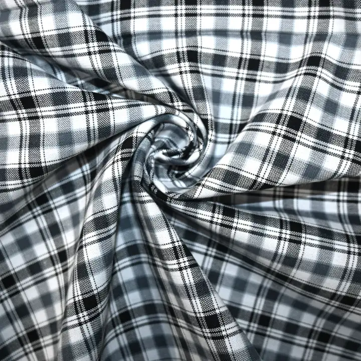 India Fabric for Shirt Cotton YD Twill Natural Woven Fabric Cotton Multi color Check color buy from India wholesaler bulk order at wholesale price free worldwide shipping Alibaba