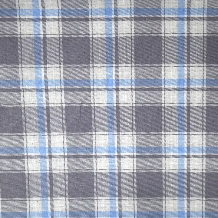 India Fabric for Shirt Cotton YD Twill Natural Woven Fabric Cotton Multi color Check color buy from India wholesaler bulk order at wholesale price free worldwide shipping Alibaba