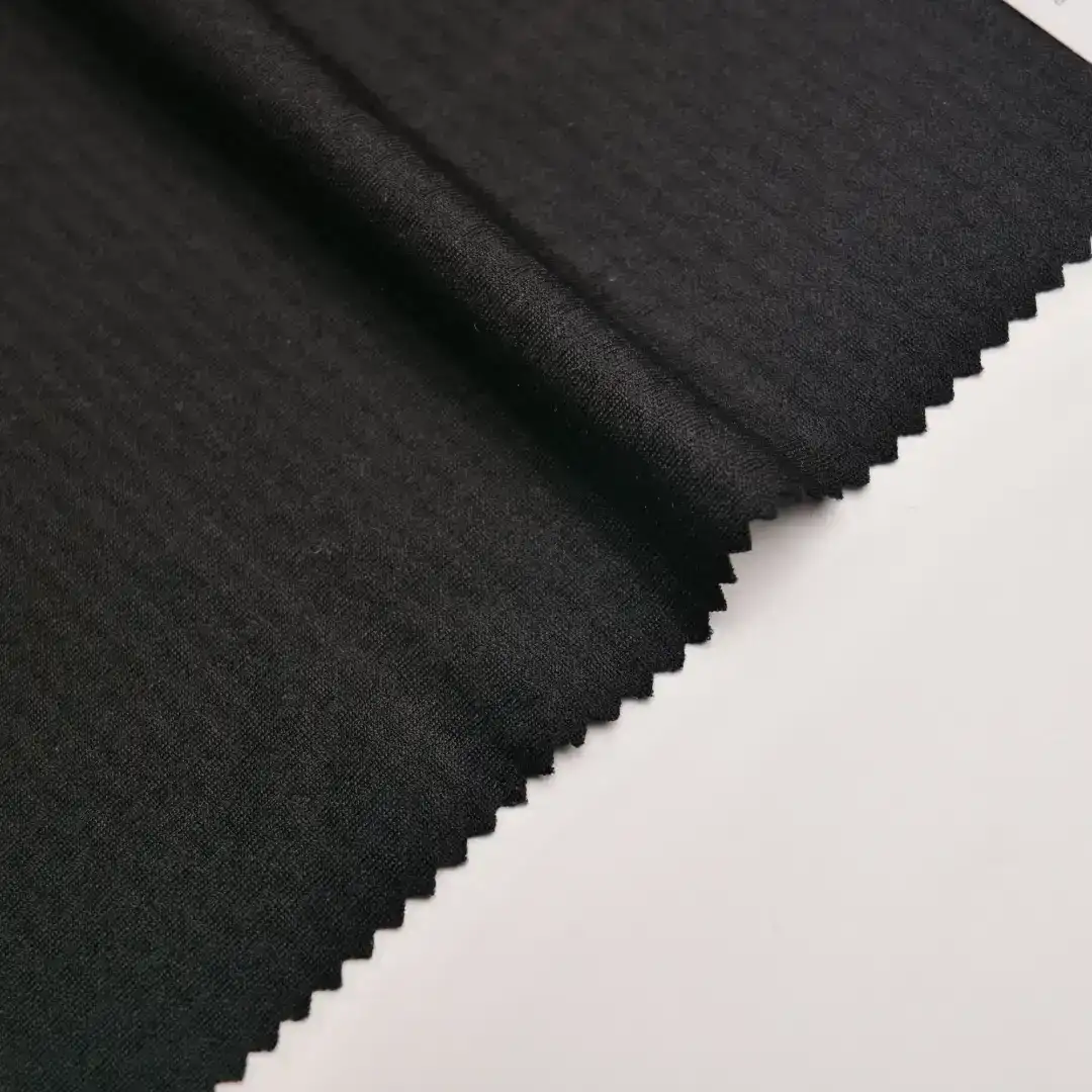 China Fabric for Shirt,T-Shirt Interlock Knit Fabric Polyester black color buy from China wholesaler bulk order at wholesale price free worldwide shipping Alibaba