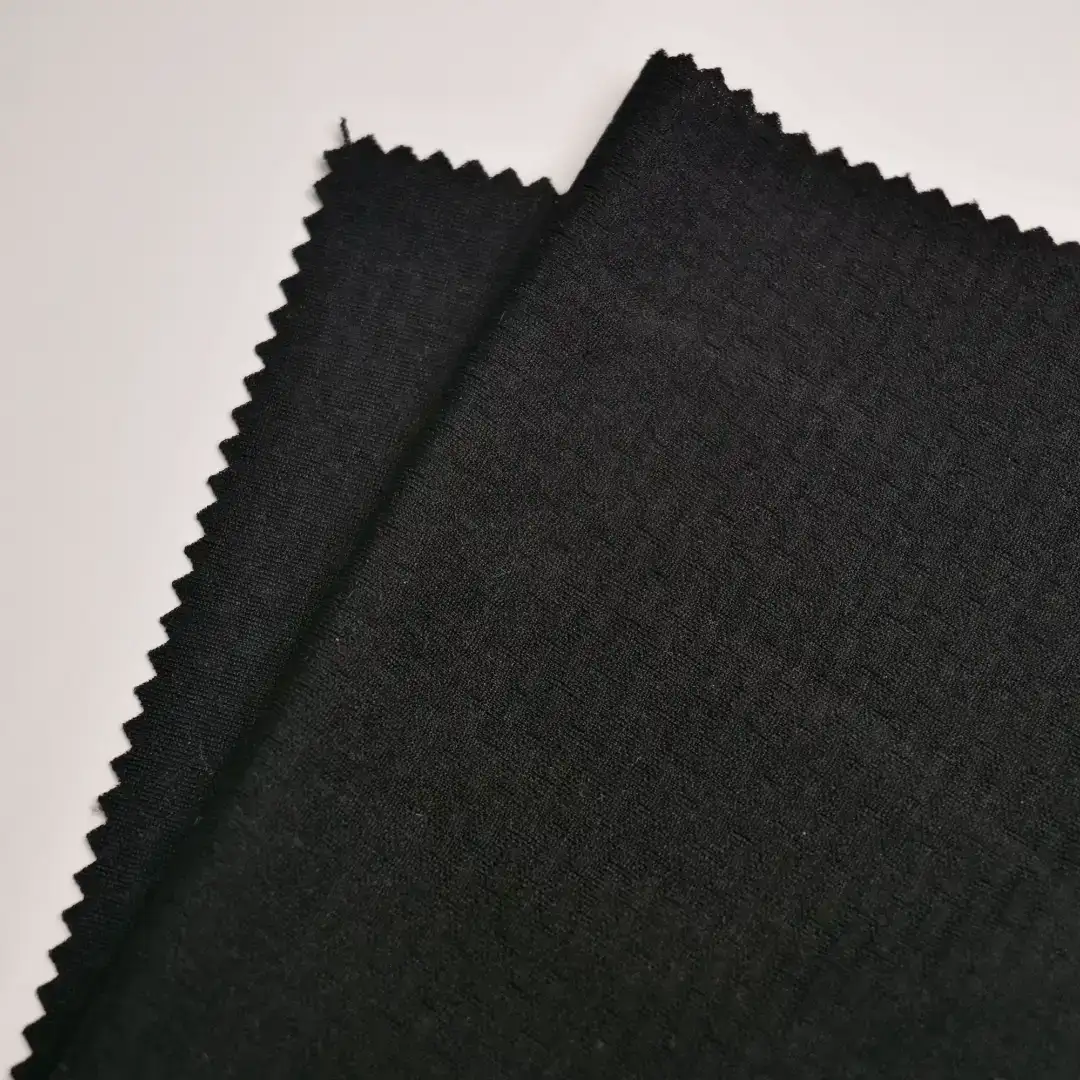 China Fabric for Shirt,T-Shirt Interlock Knit Fabric Polyester black color buy from China wholesaler bulk order at wholesale price free worldwide shipping Alibaba