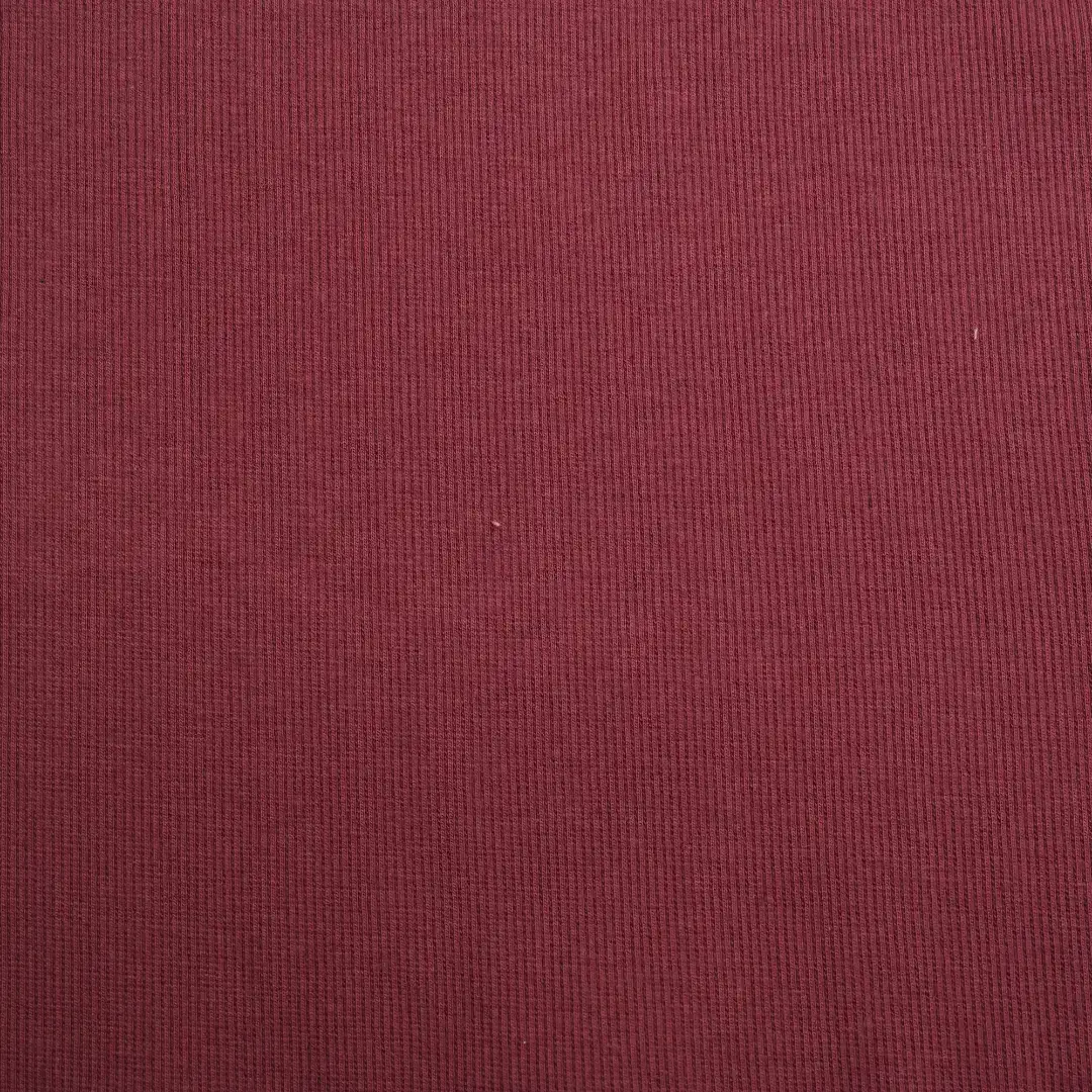 China Fabric for Jackets,Interlining Rib Knit Fabric Cotton Polyester Crimson red color buy from China wholesaler bulk order at wholesale price free worldwide shipping Alibaba