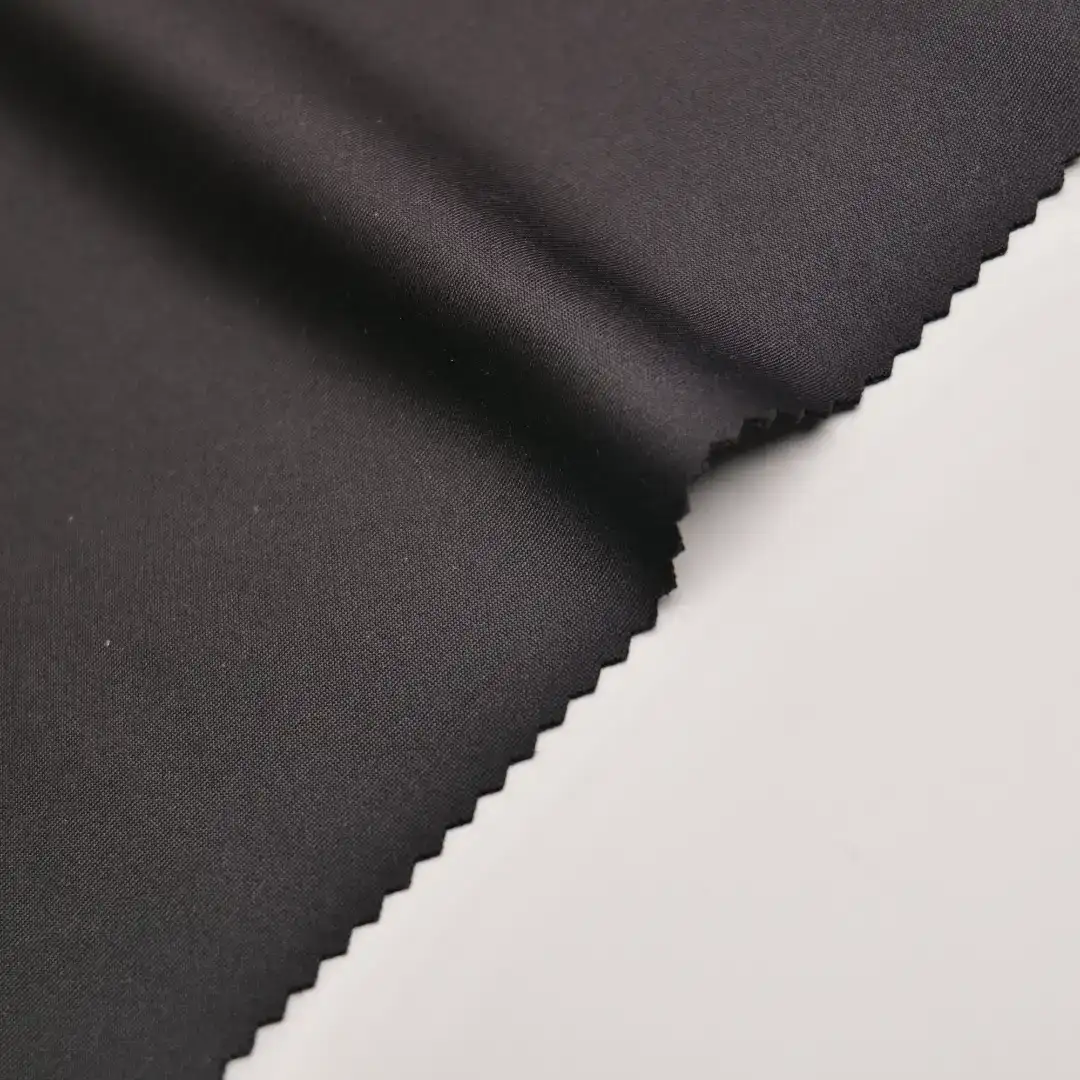 China Fabric for Jackets,Bomber jacket Scuba Knit Fabric Polyester Spandex black color buy from China wholesaler bulk order at wholesale price free worldwide shipping Alibaba