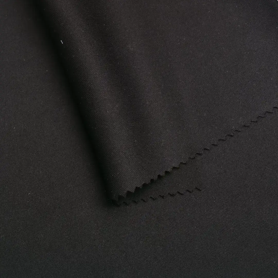 China Fabric for T-Shirt,Polo Shirt Interlock Knit Fabric Polyester black color buy from China wholesaler bulk order at wholesale price free worldwide shipping Alibaba
