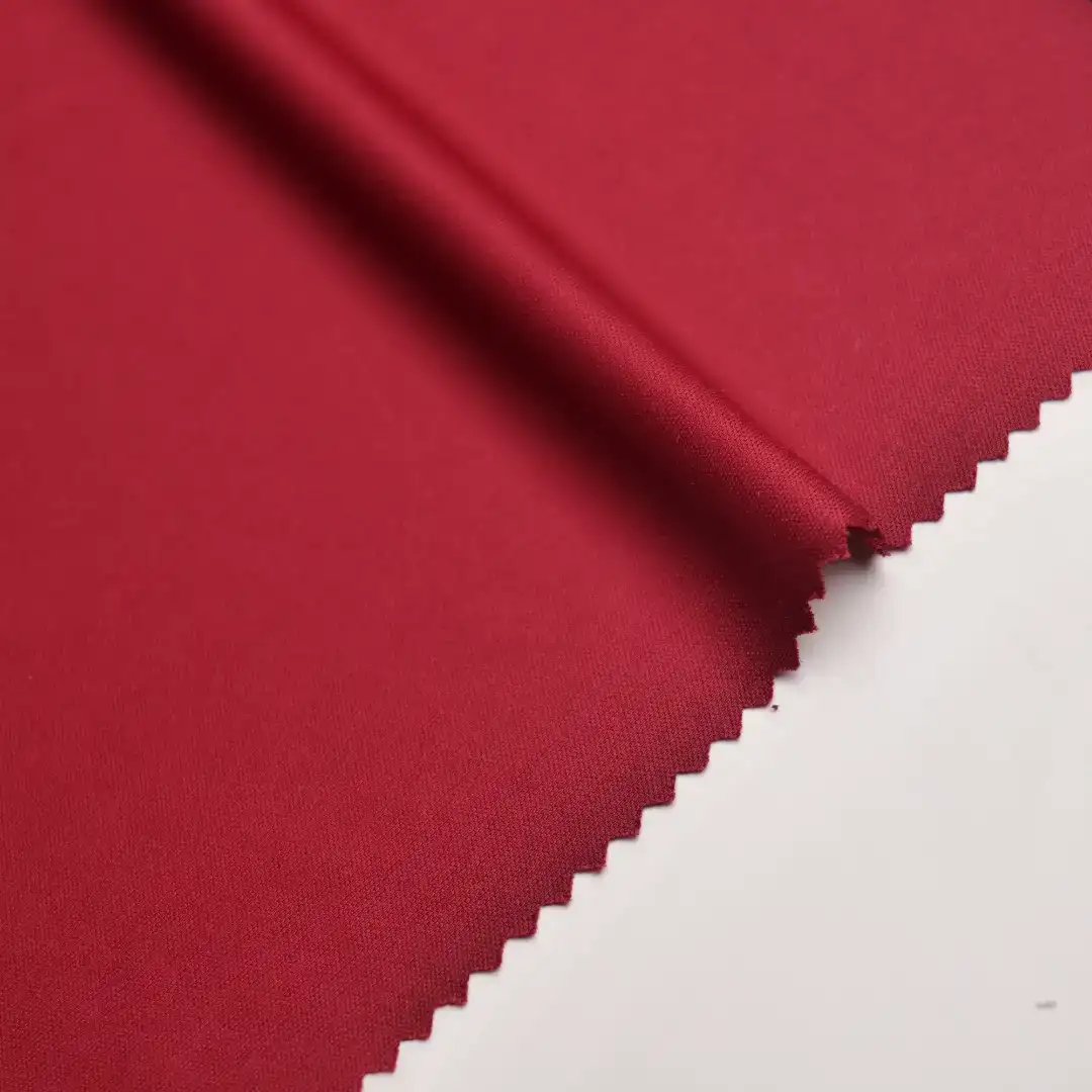 China Fabric for T-Shirt,Yoga Clothes,Yoga Pants,Sports Bras Interlock Knit Fabric Polyester Crimson red color buy from China wholesaler bulk order at wholesale price free worldwide shipping Alibaba