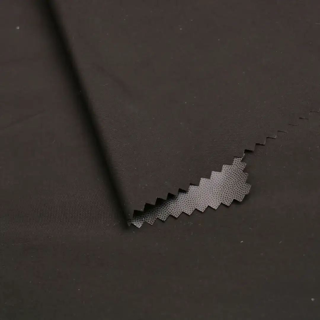 China Fabric for Down Jacket,Ski Suits Polyester Taffeta Synthetic Woven Fabric Polyester black color buy from China wholesaler bulk order at wholesale price free worldwide shipping Alibaba