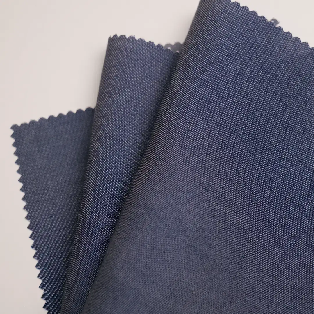 China Fabric for Jackets,Blouse Tencel Denim Denim Tencel Dark blue color buy from China wholesaler bulk order at wholesale price free worldwide shipping Alibaba