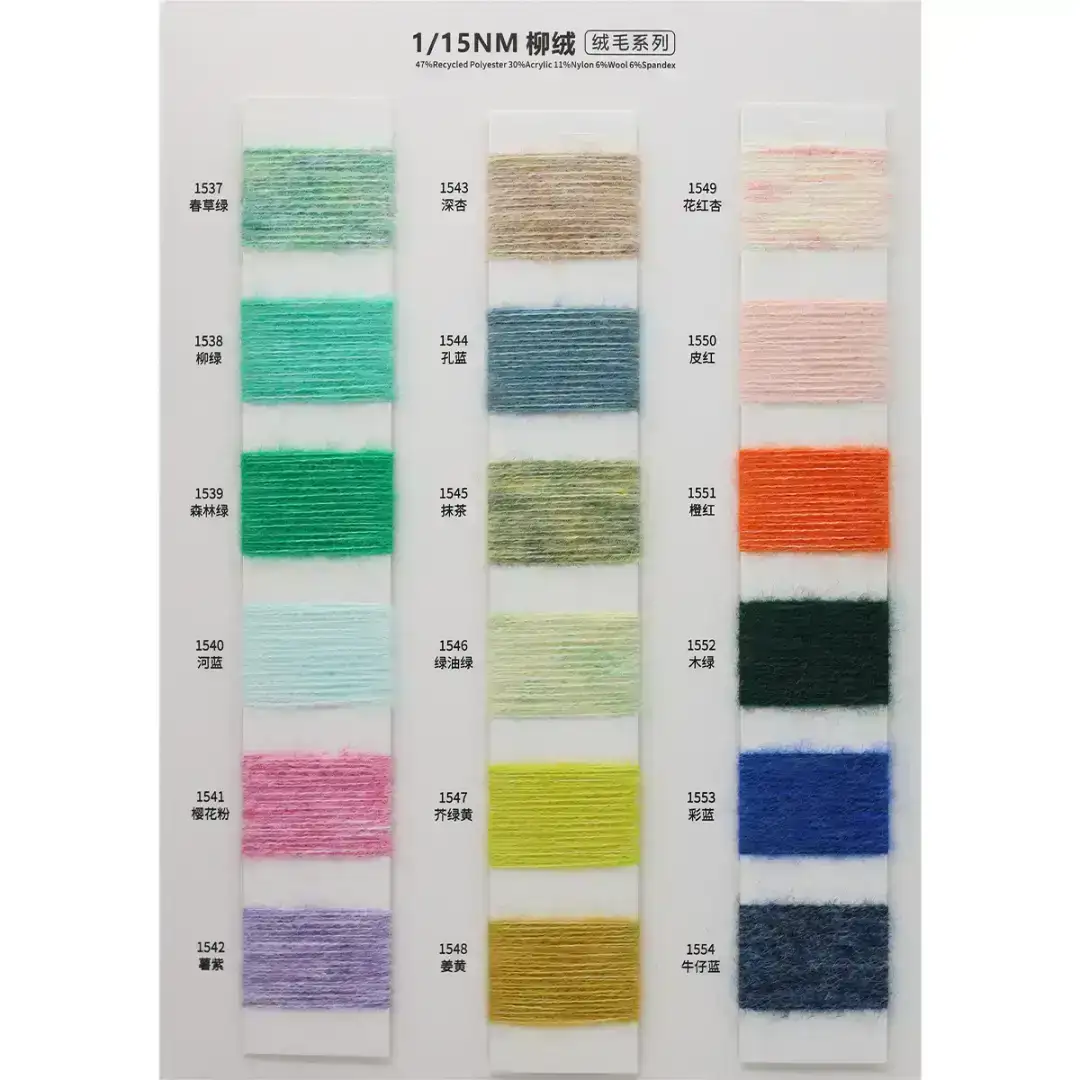 China Yarn for Crop Top Pullover (Sweater),Dresses (Cardigan Open) (Sweater) Air Spun Yarn Fancy Yarn Recycled Polyester Acrylic Nylon Wool Elastane pink、purple、violet color buy from China wholesaler bulk order at wholesale price free worldwide shipping Alibaba